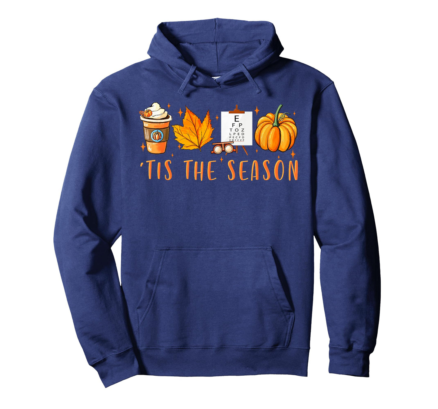 Tis The Season Optician Pumpkin Spice Fall Leaves Autumn T-Shirt