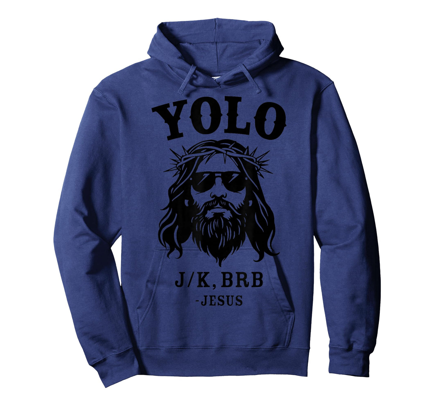 Yolo jk BRB Jesus for Religious Christian Easter T-Shirt