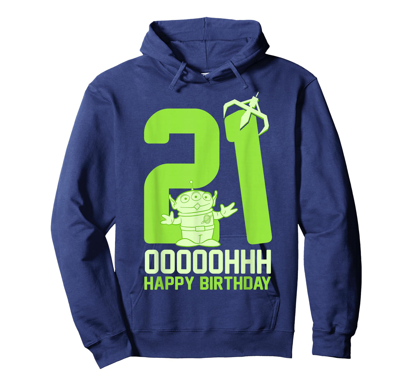 Disney Pixar Toy Story Alien OOOOH Happy 21st Birthday T-Shirt