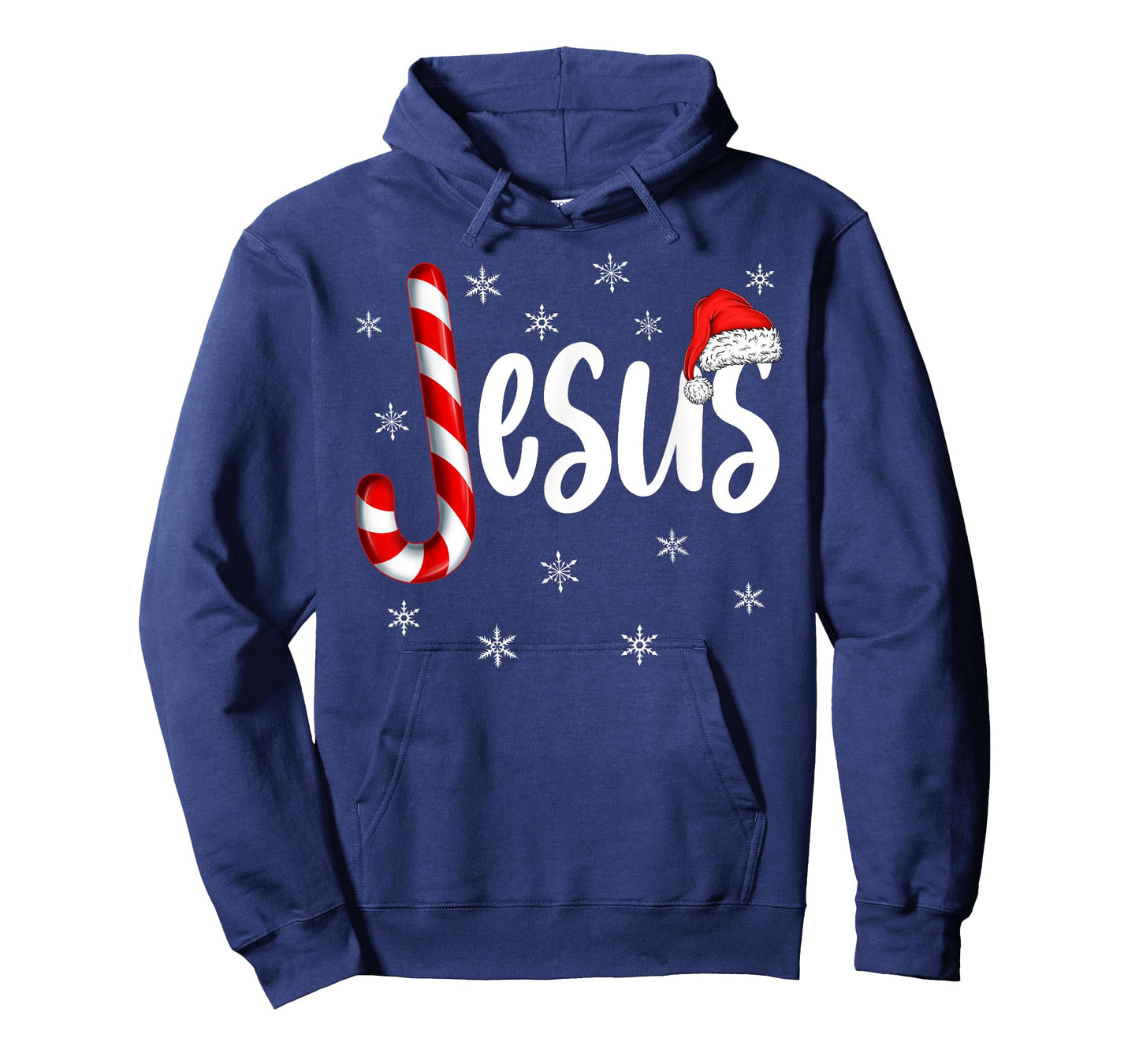 Christian Jesus Candy Cane Xmas Faith Religious Christmas T-Shirt