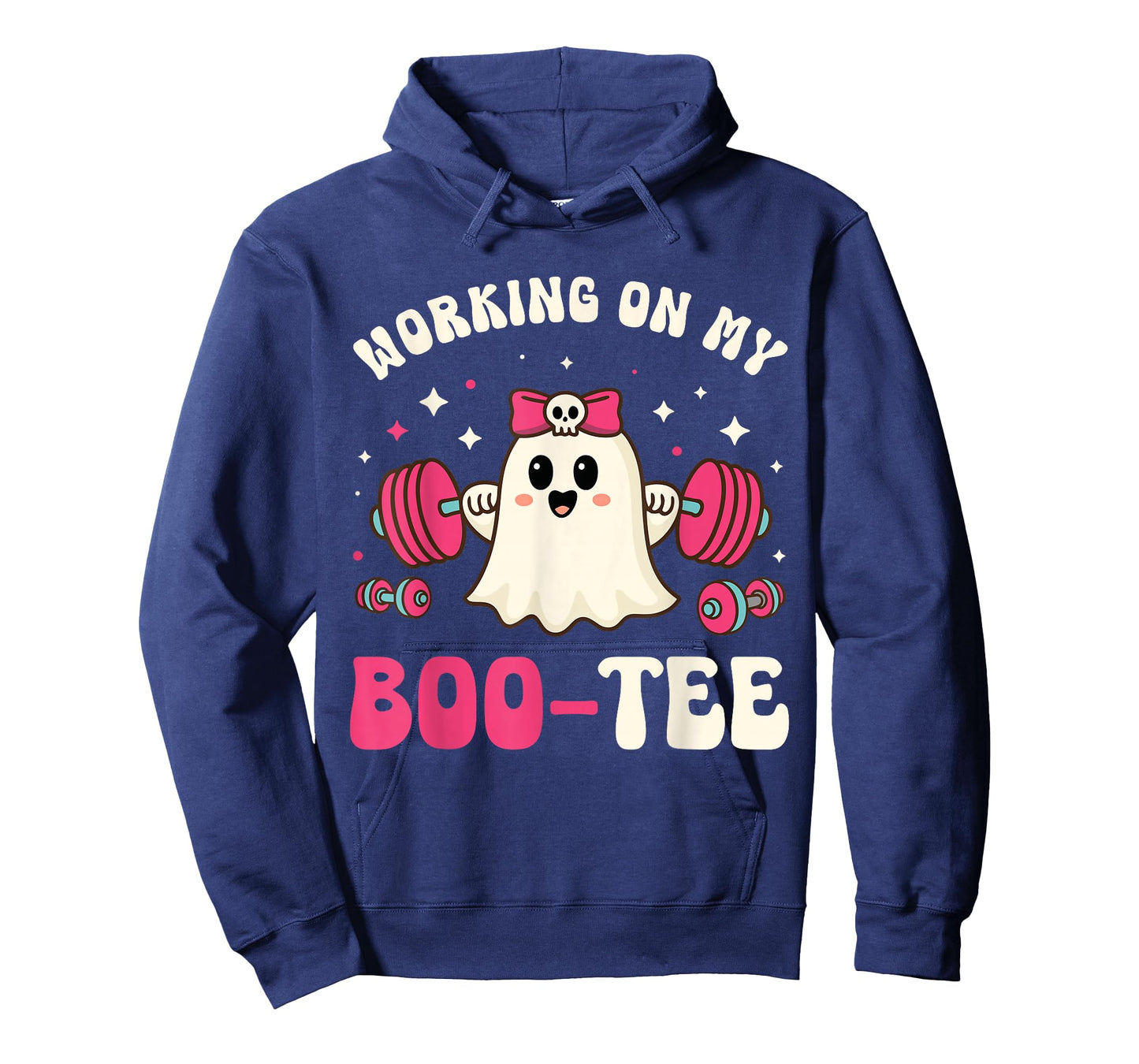 Working on My Boo tee Funny Gym Halloween Dead Lift Ghost T-Shirt