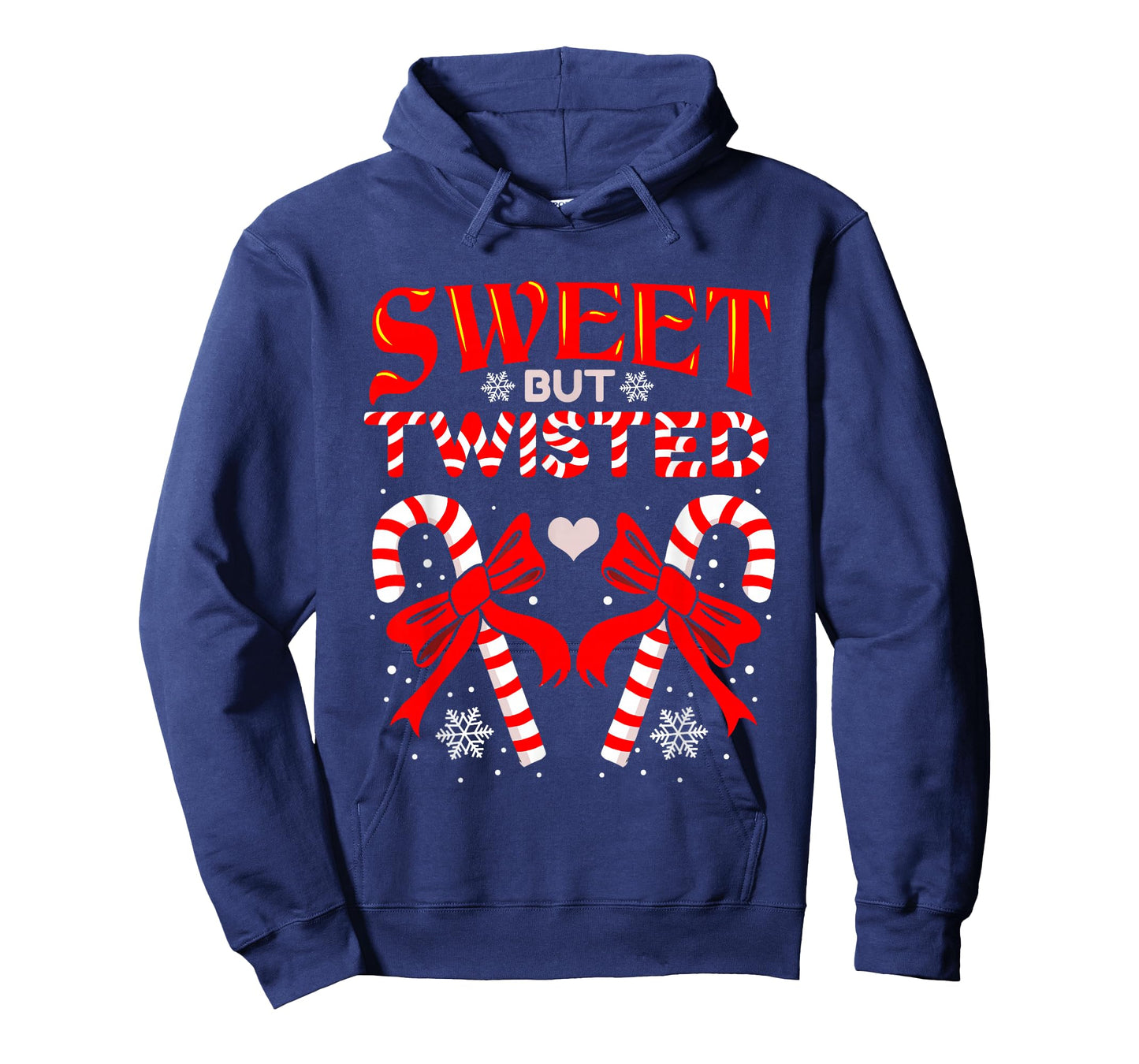 Sweet But Twisted Candy Cane Christmas Short Sleeve T-Shirt