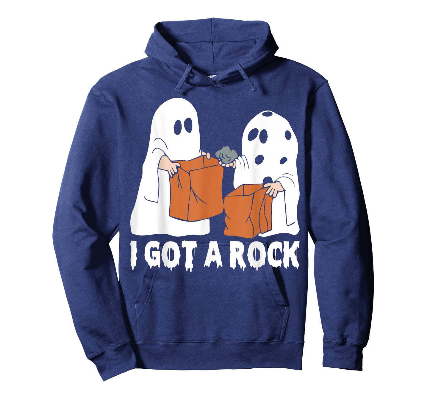 Funny Ghost Halloween Costume I Got A Rock Scary Ghost T-Shirt