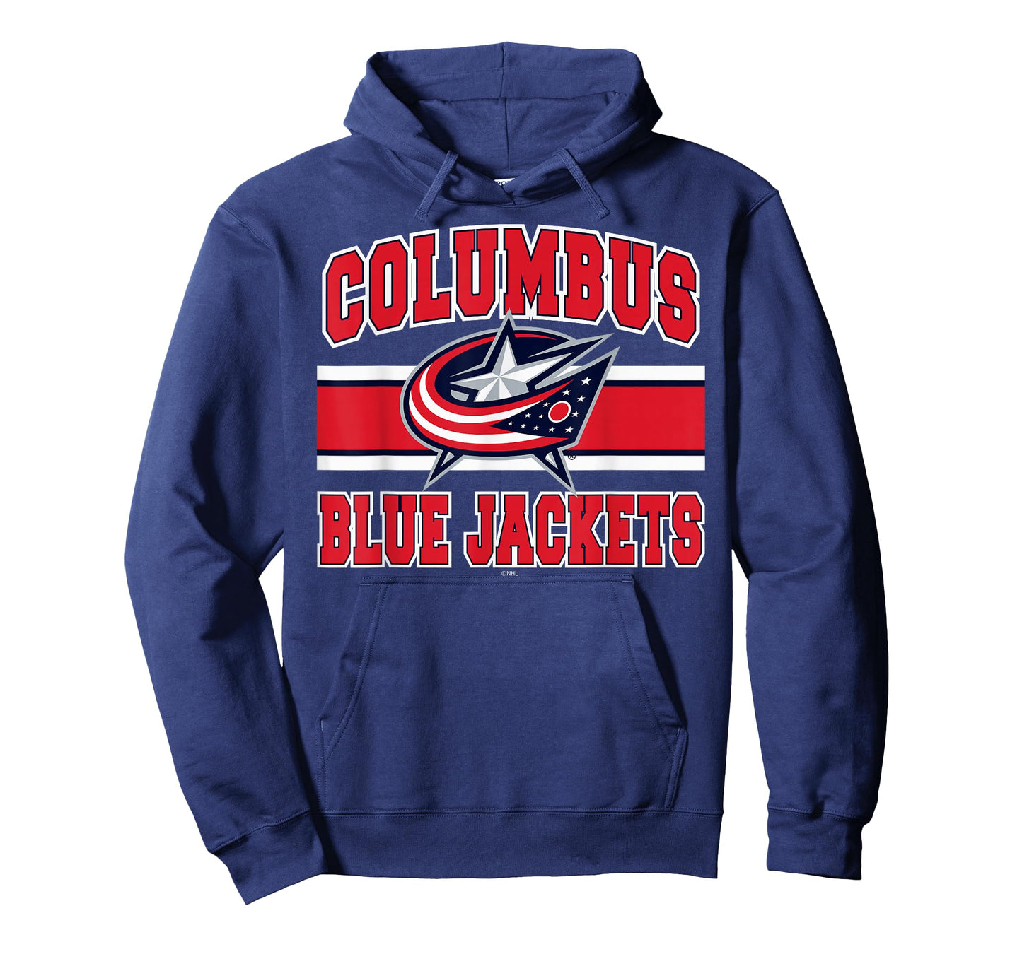 Columbus Blue Jackets Stripe Officially Licensed T-Shirt