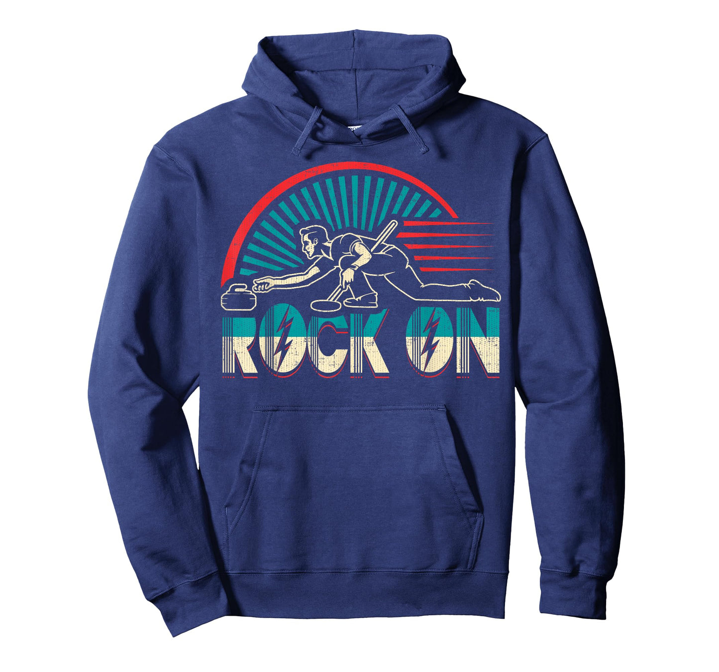 Rock on Curling Winter Sports Skip Bonspiel 2020 Curler T-Shirt