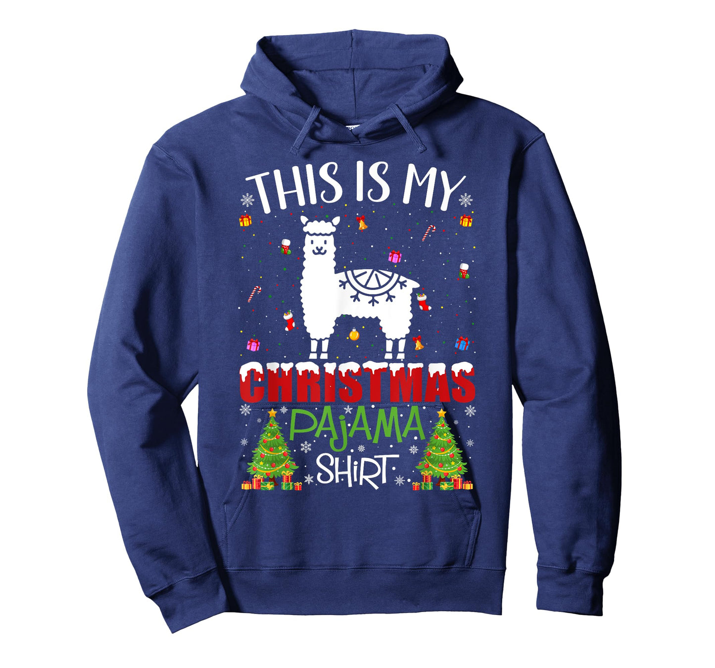 This is My Christmas Pajama Alpaca Ugly Xmas Sweater T-Shirt