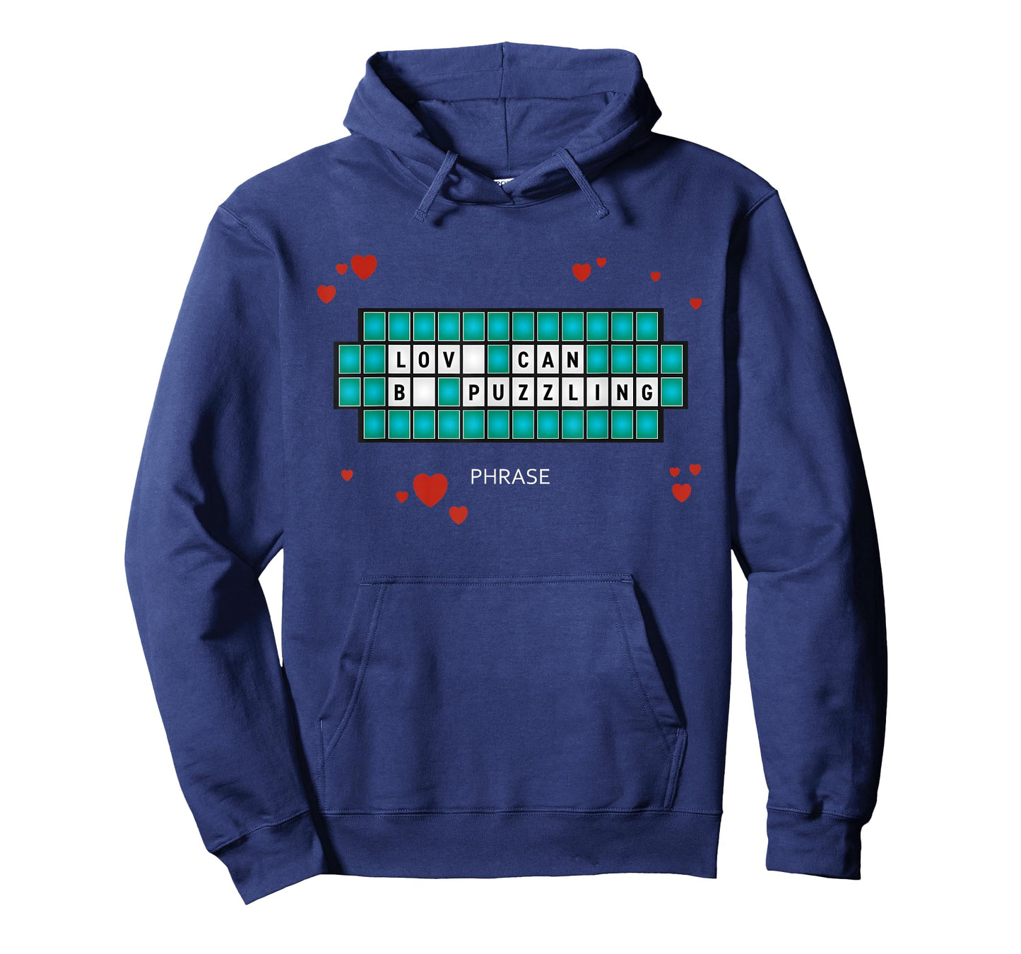 Wheel of Fortune Love Can Be Puzzling Valentine's Day T-Shirt