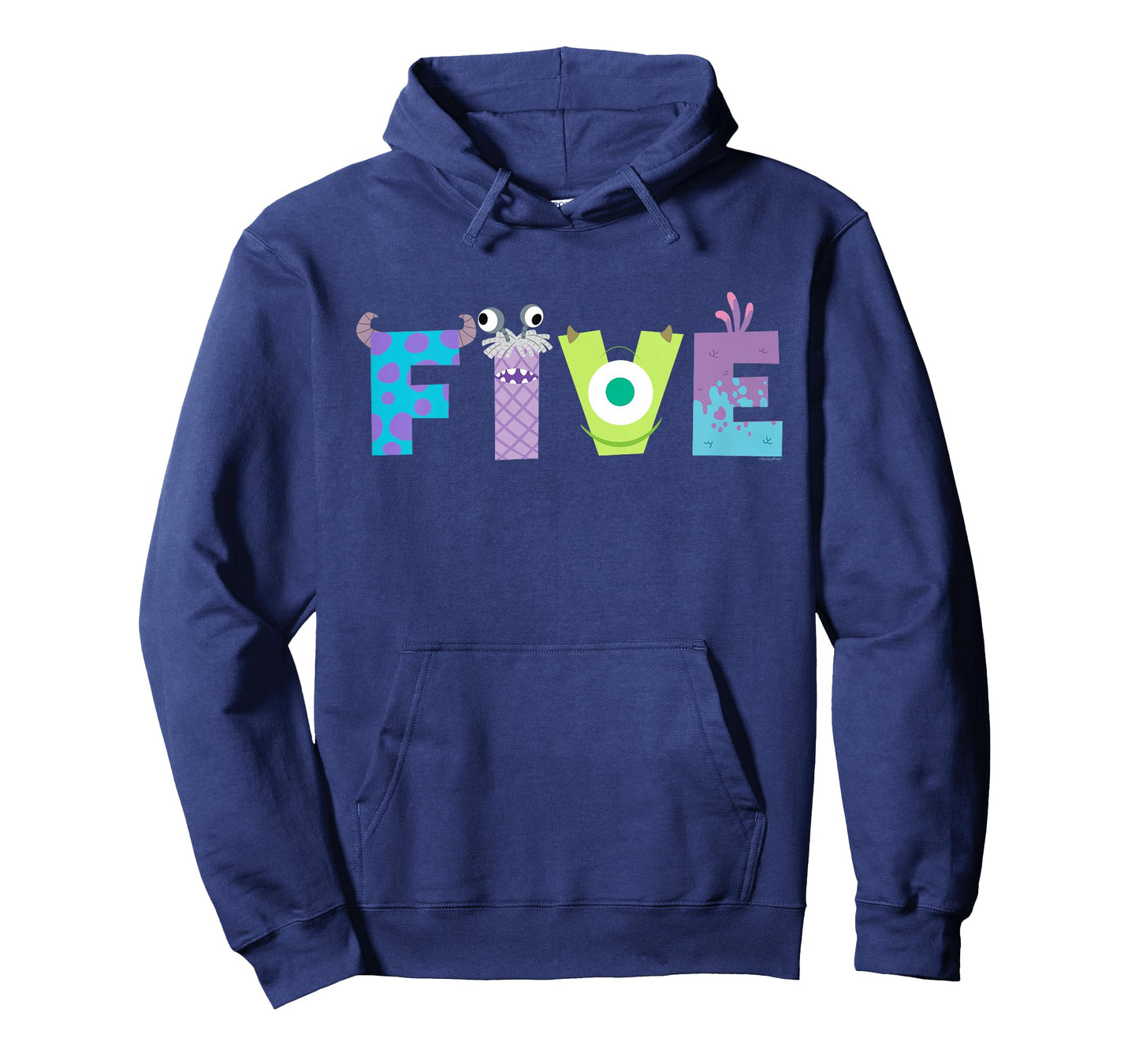 Disney & Pixar's Monsters, Inc. Numbers 5th Fifth Birthday T-Shirt