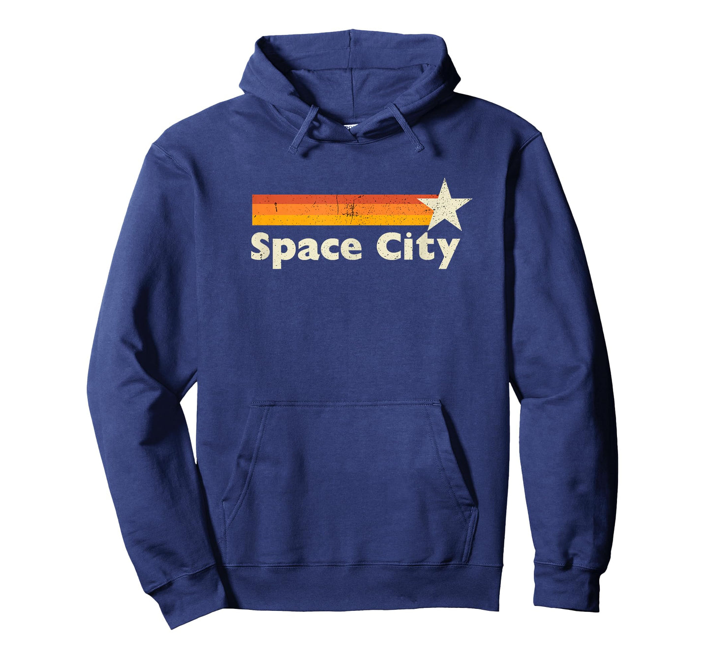 Retro Distressed Houston Baseball Space City T-Shirt