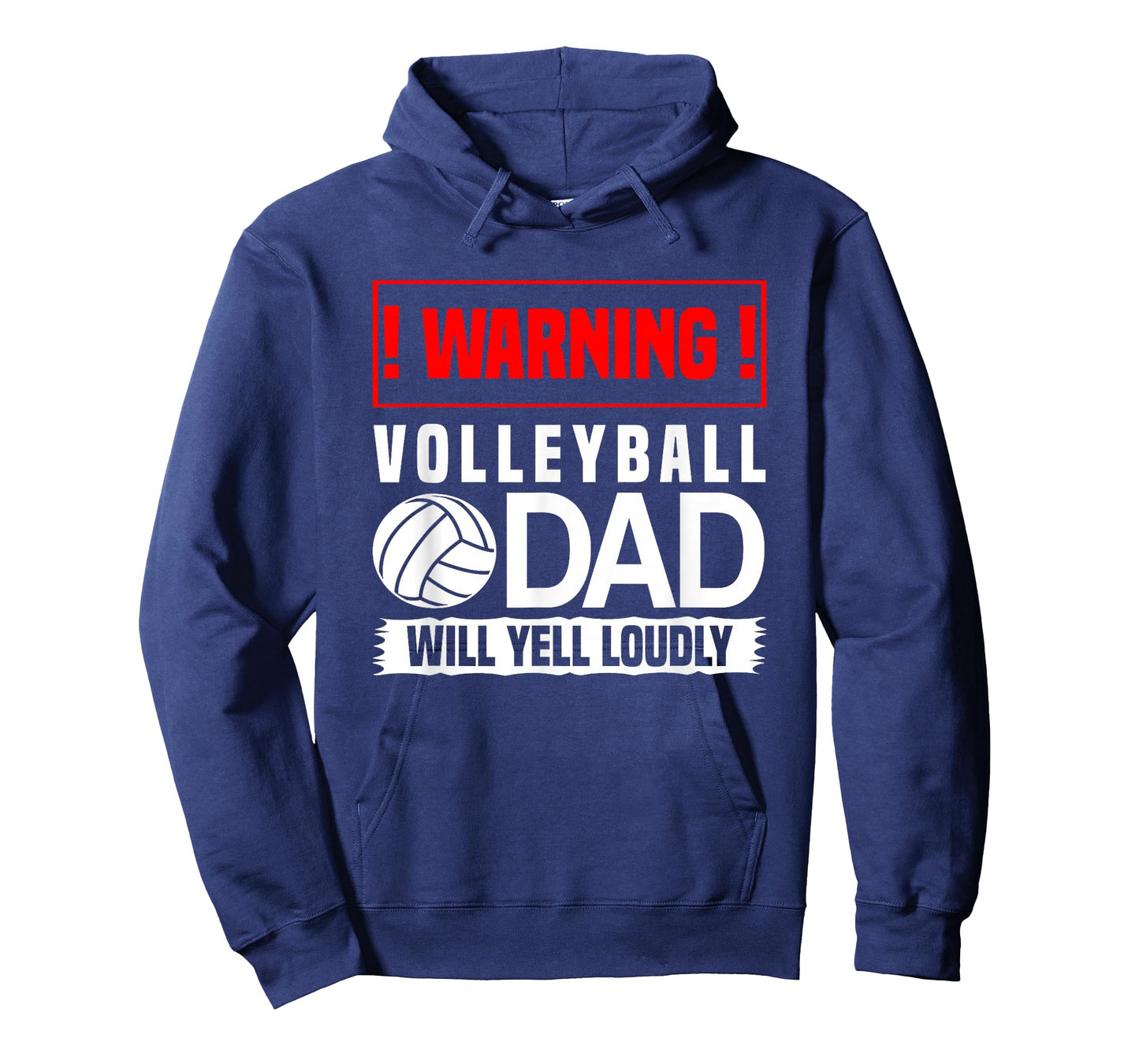 Volleyball Gifts - Warning Dad Will Scream Out Loud T-Shirt