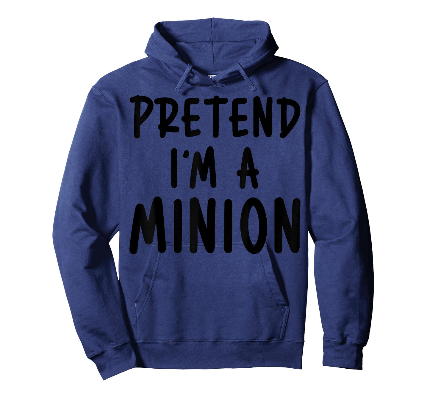Pretend I'm Minion Costume Family Lazy Easy Halloween T-Shirt