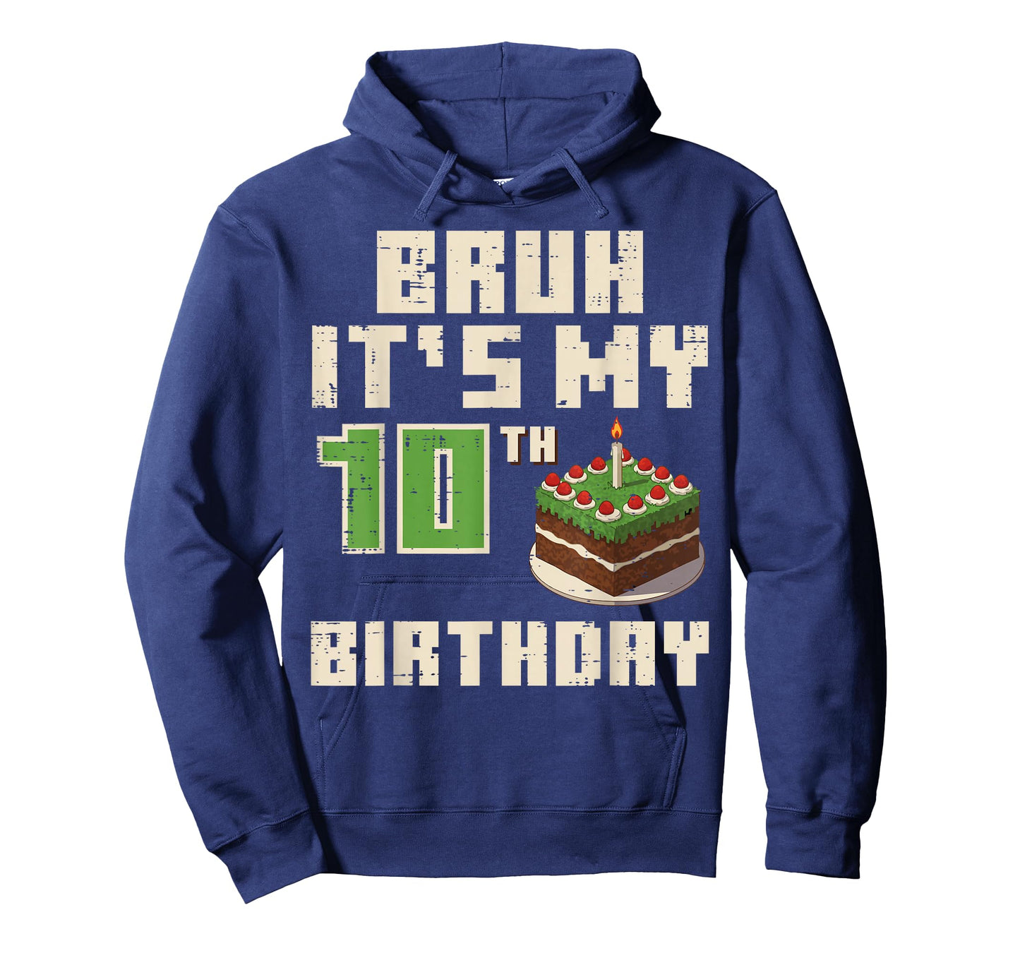 10th Birthday Pixel Gamer 10 Year Old Gaming Bday Boys Kids T-Shirt