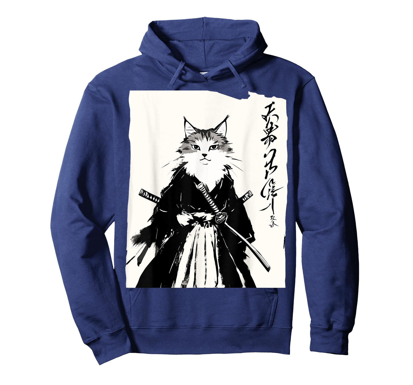Samurai Cat 天尊乃仁信 Japanese Culture T-Shirt for Men Women