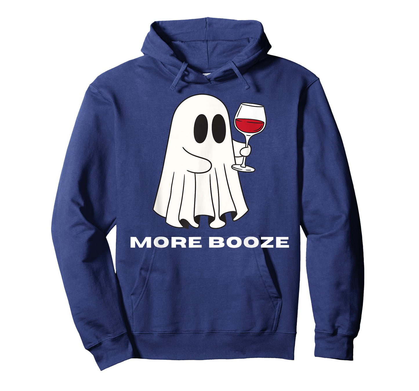 More Booze Funny Ghost Halloween Wine Pun T-Shirt