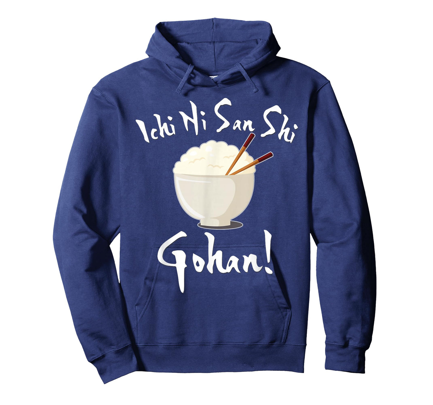 Japanese Anime Ichi Ni San Shi Gohan Kawaii Rice Bowl T-Shirt