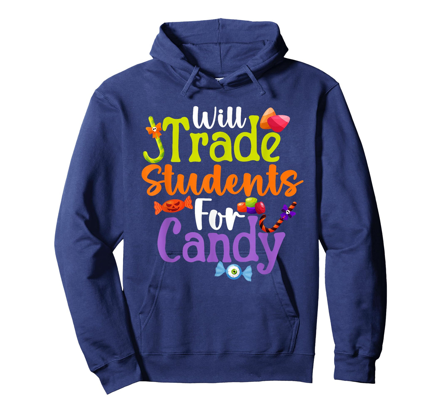 Will Trade Students for Candy Teacher Halloween Costume T-Shirt