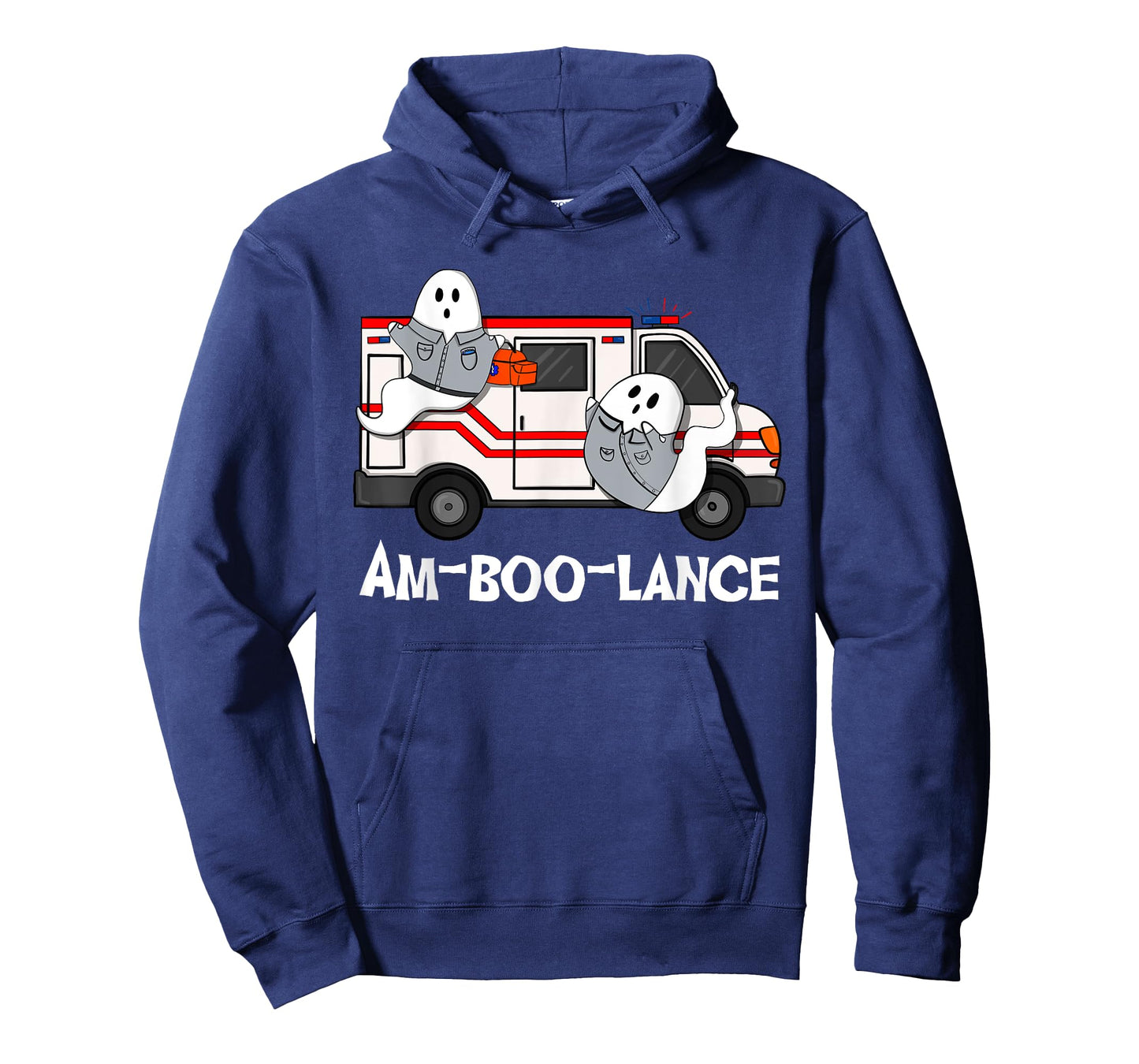 Amboolance EMT Paramedic EMS Ambulance Ghost Halloween T-Shirt