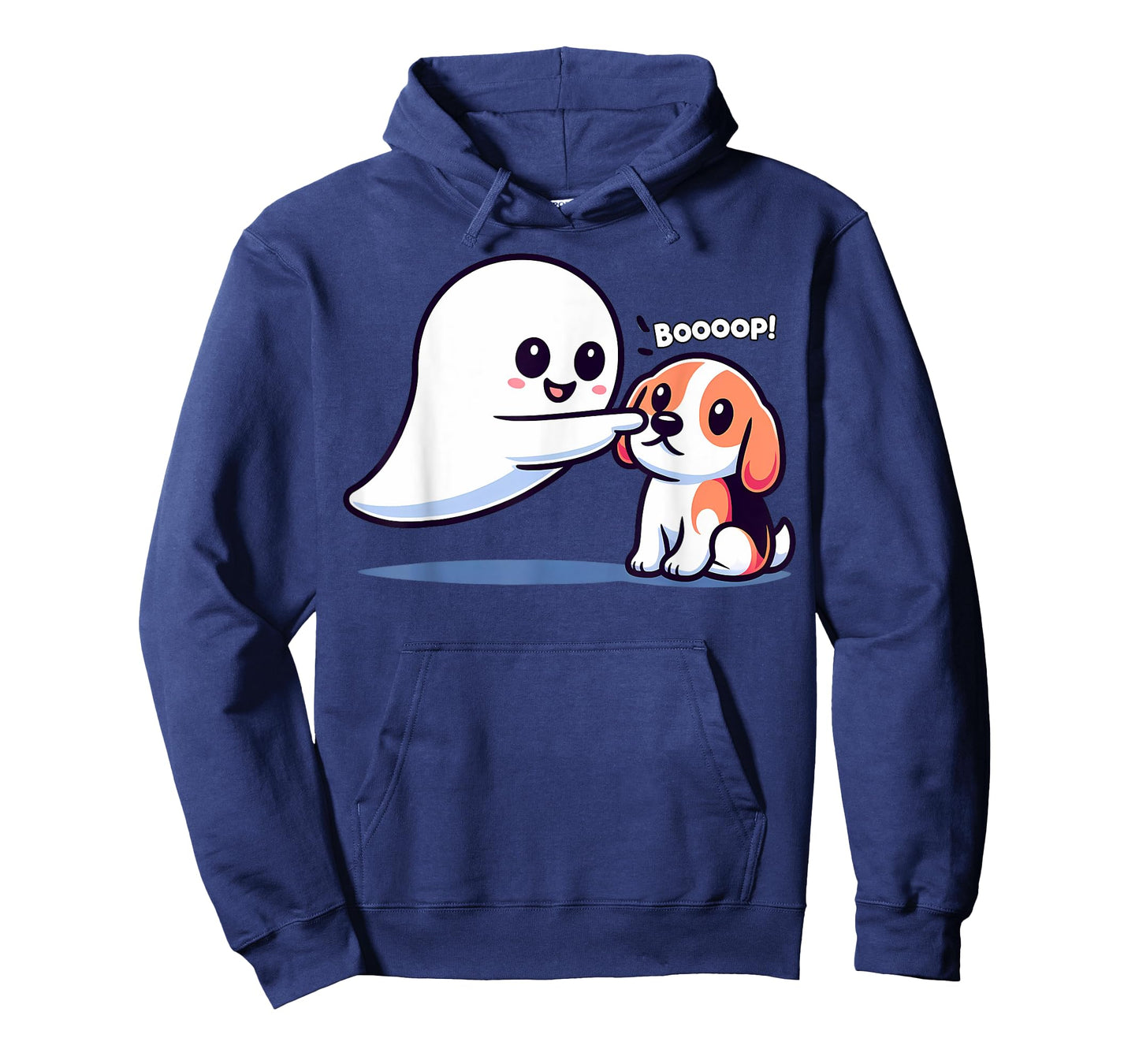Funny Halloween Ghost Beagle Dog Boop Silly Puppy Humor T-Shirt for Men Women Kids