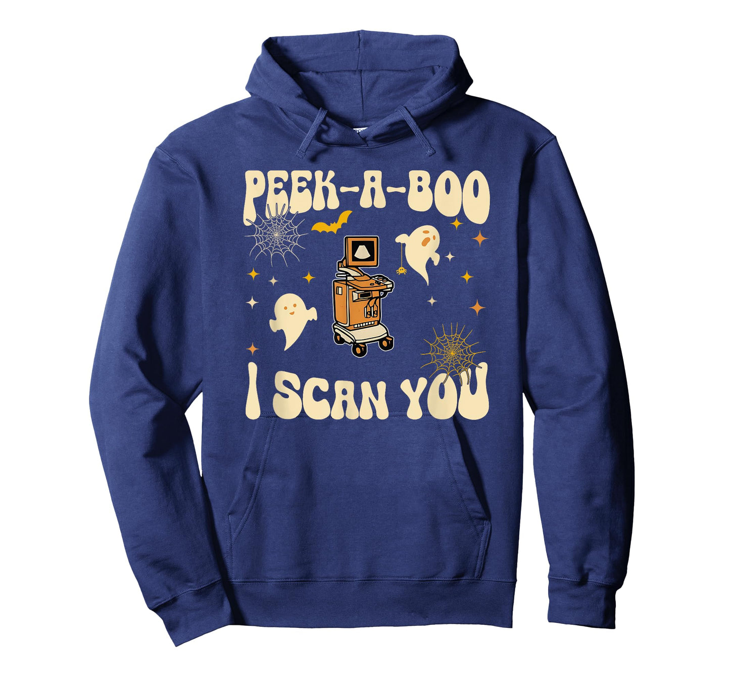 Peek-A-Boo I Scan You, Ultrasound Halloween T-Shirt