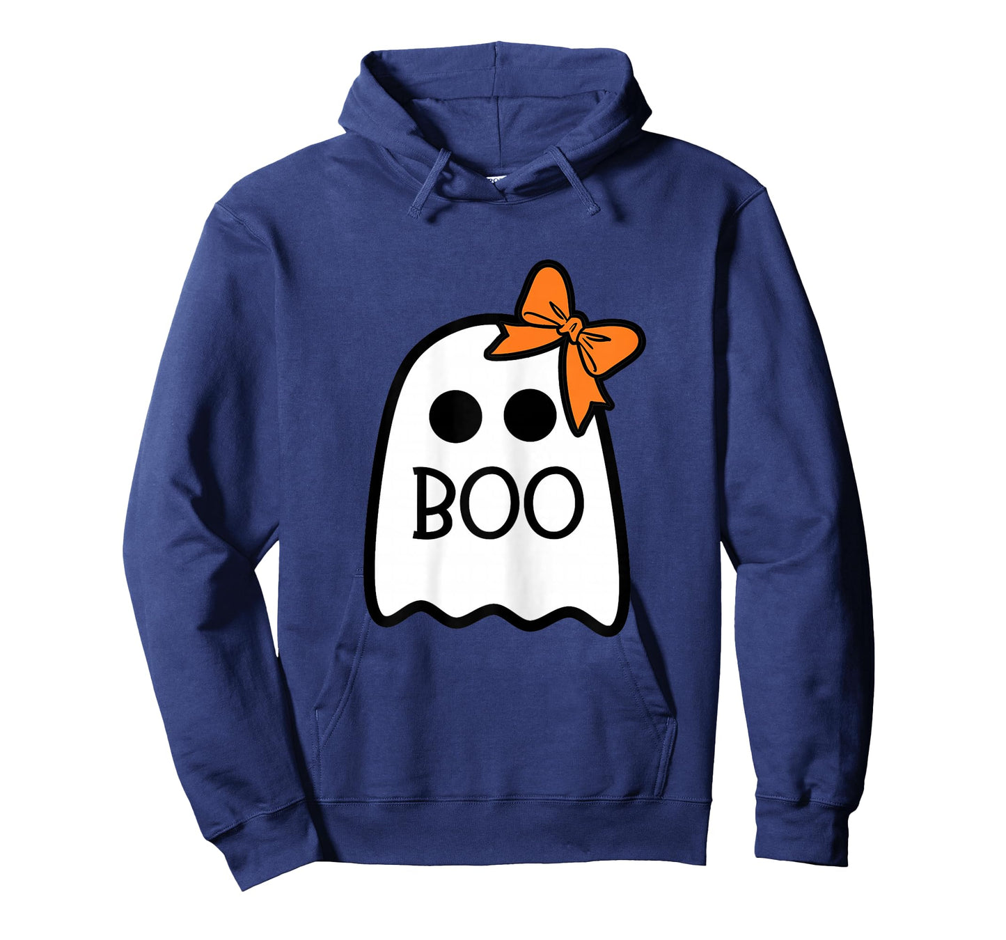 Girls Halloween Ghost with Bow Boo Costume T-Shirt