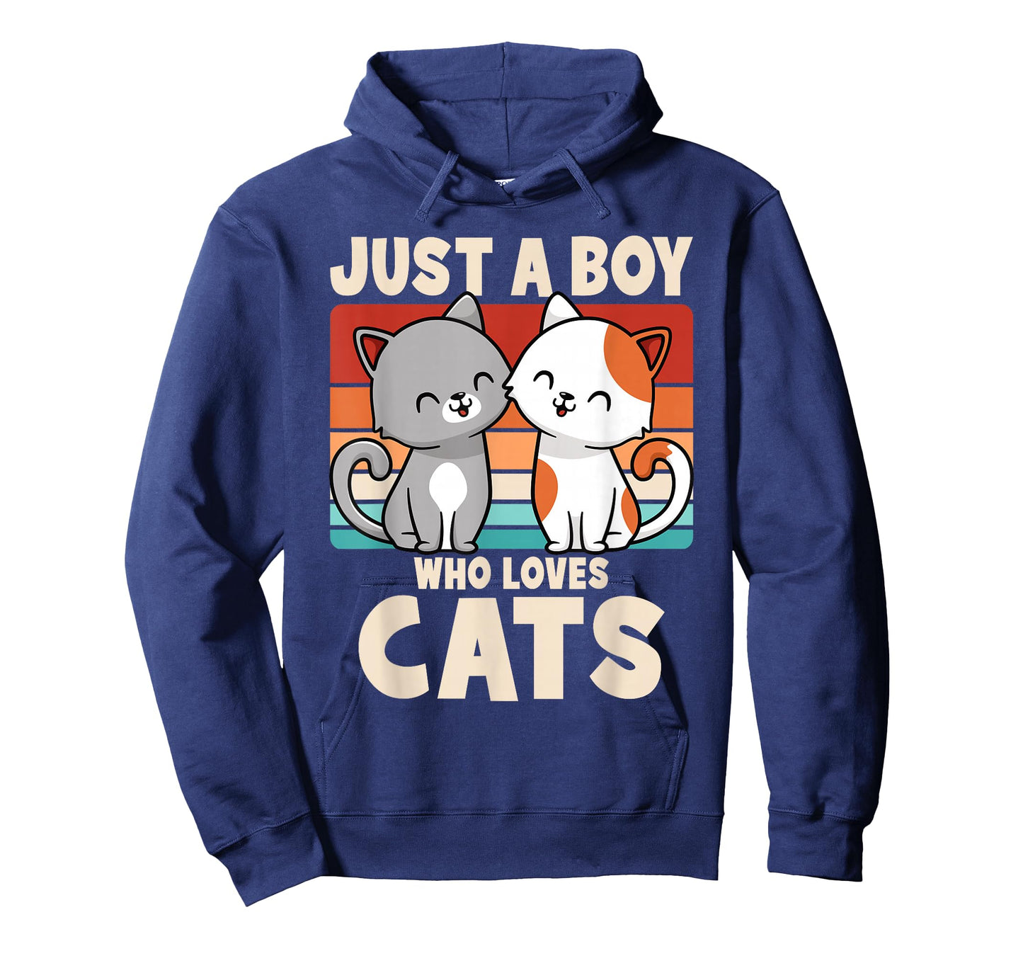 Just A Boy Who Loves Cats Funny Cat Lover Kitten Boys Kids T-Shirt