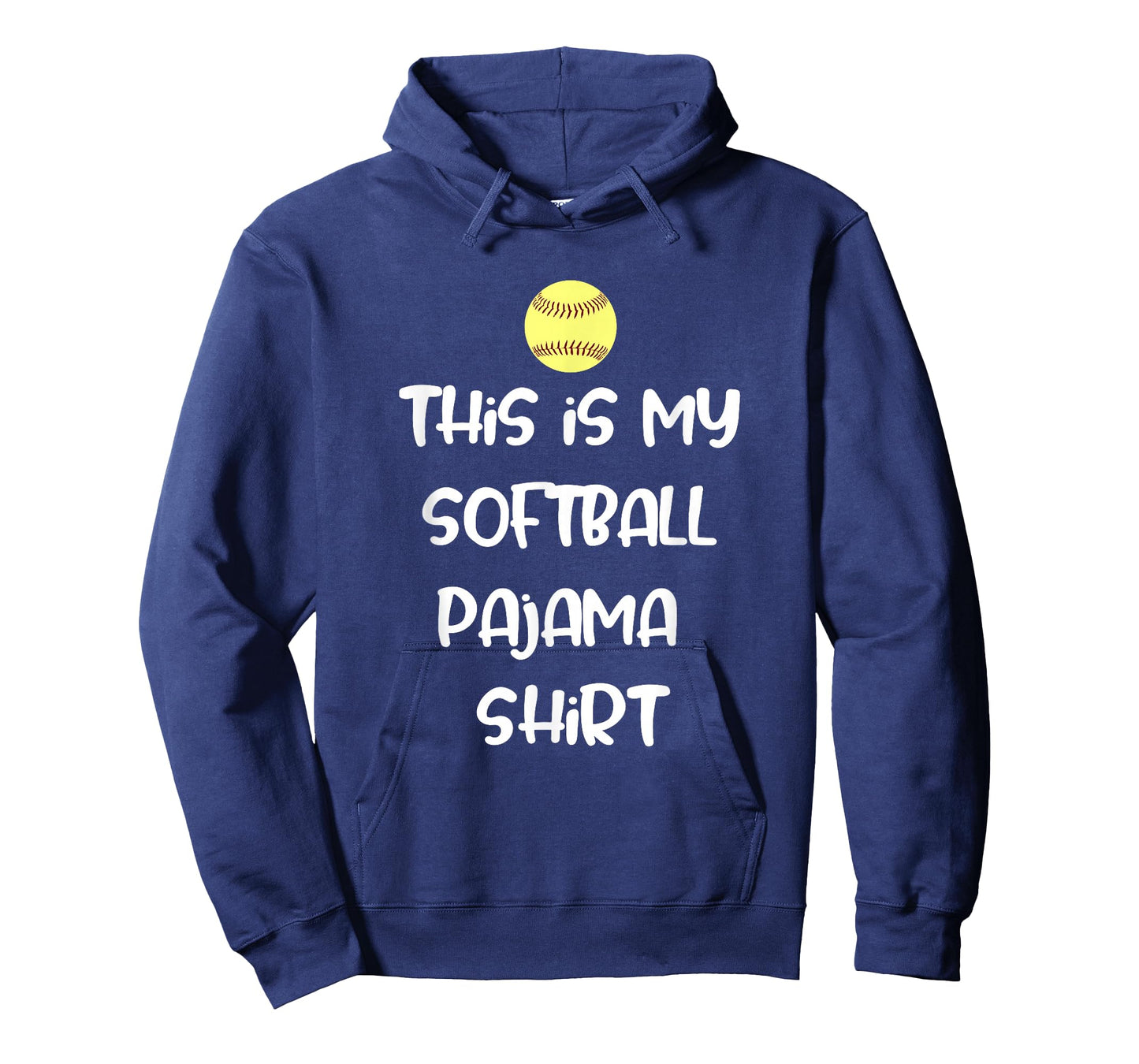 This is My Softball Pajama Shirt for Players Teen Girl T-Shirt
