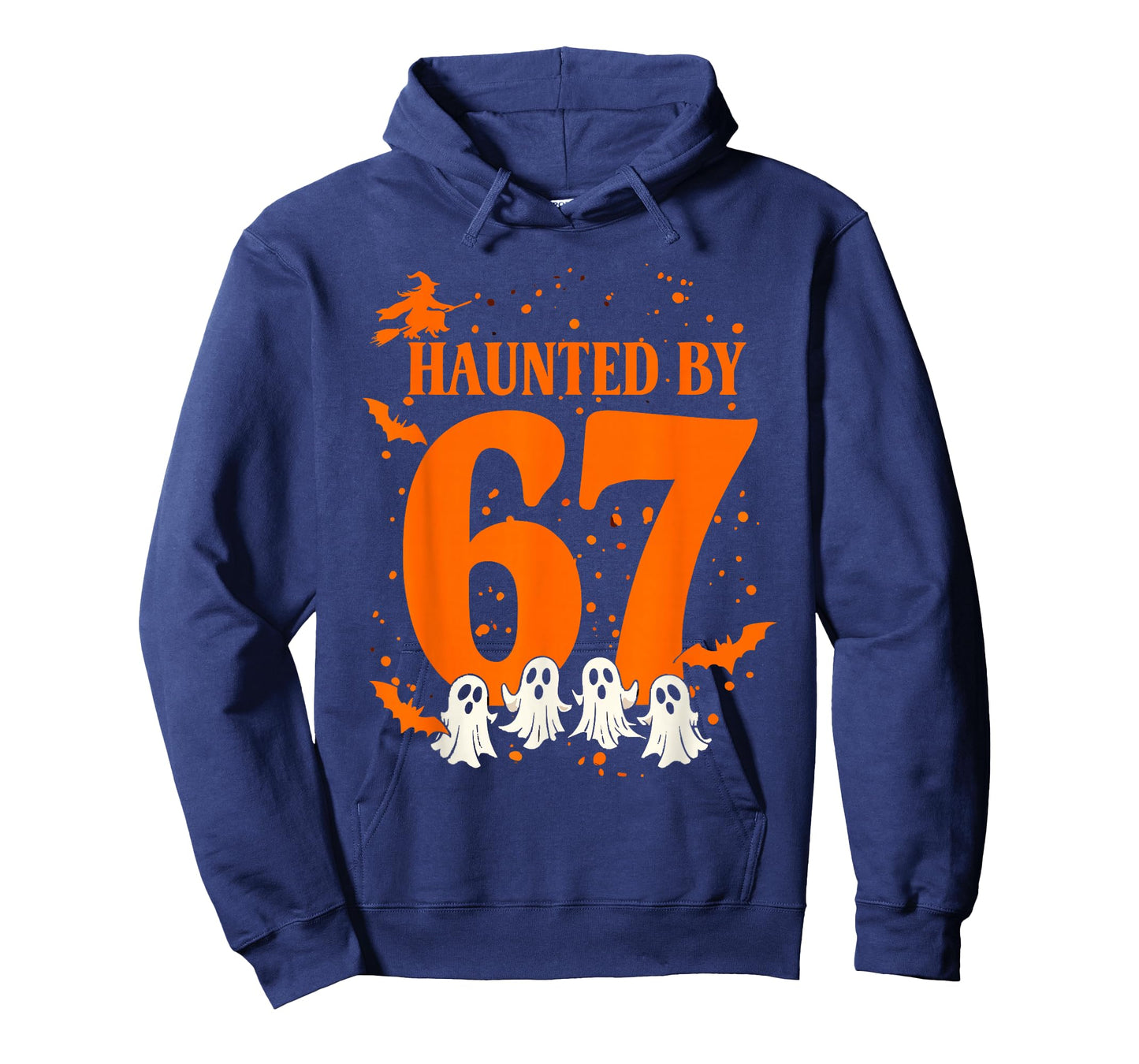 Haunted by 67 Funny Halloween Meme Witch Bats Ghosts T-Shirt