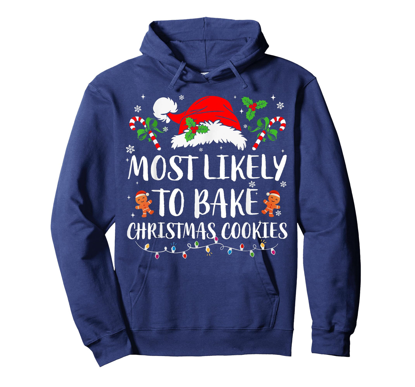 Most Likely To Bake Christmas Cookies Family Pajamas Xmas T-Shirt