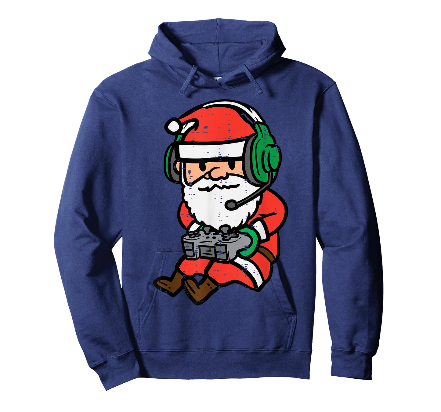 Christmas Gamer Santa Xmas Gaming Men Boys Kids Youth Teen T-Shirt