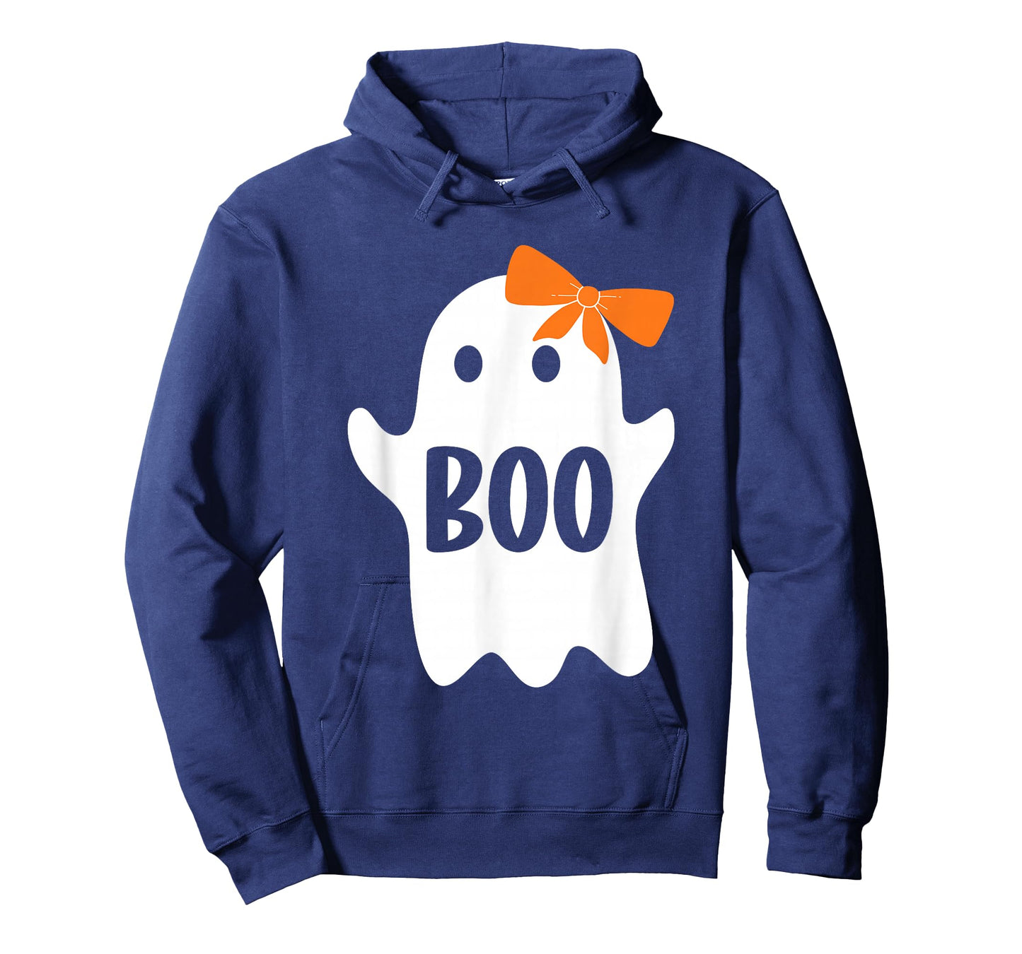 Cute Ghost with Bow, Boo Halloween Monster Kids Adults T-Shirt