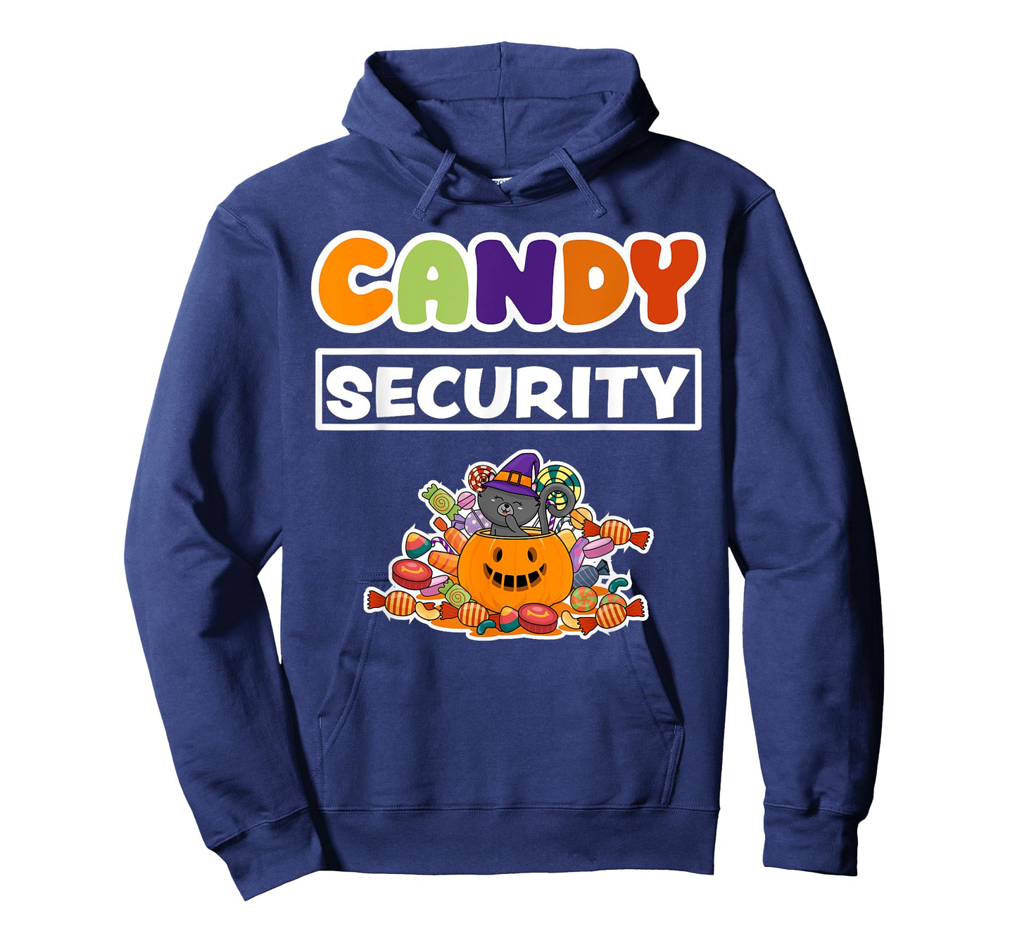 Candy Security Lazy Adult Mom Dad Kids Halloween Costume T-Shirt