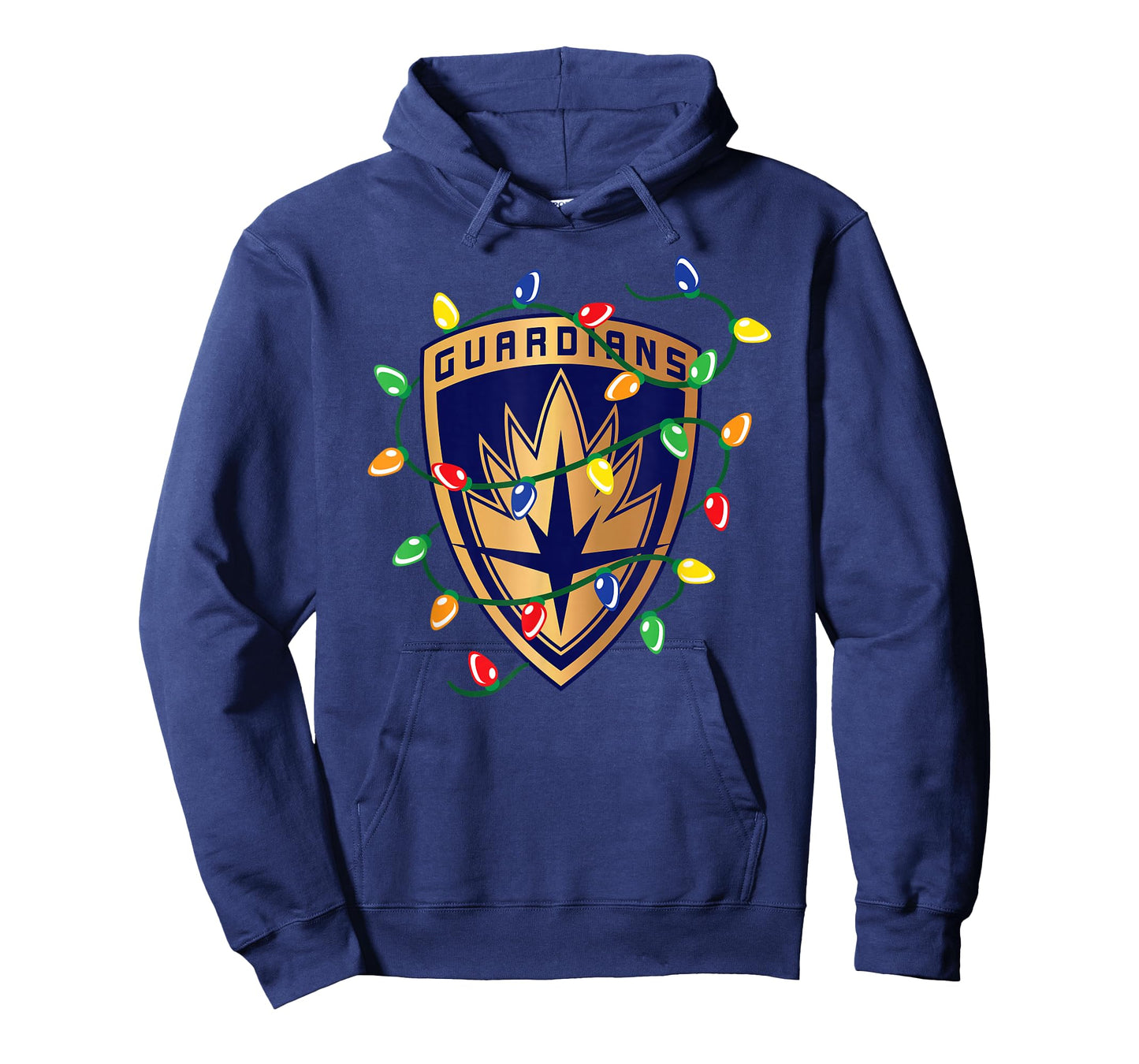 Marvel Guardians of the Galaxy Logo Holiday Christmas Lights T-Shirt
