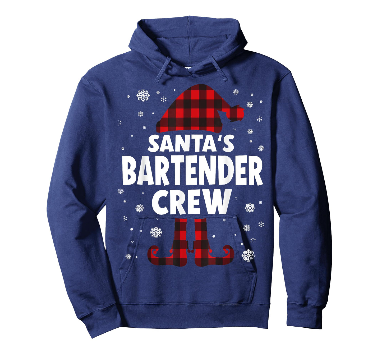 Santa's Bartender Crew Christmas T-Shirt