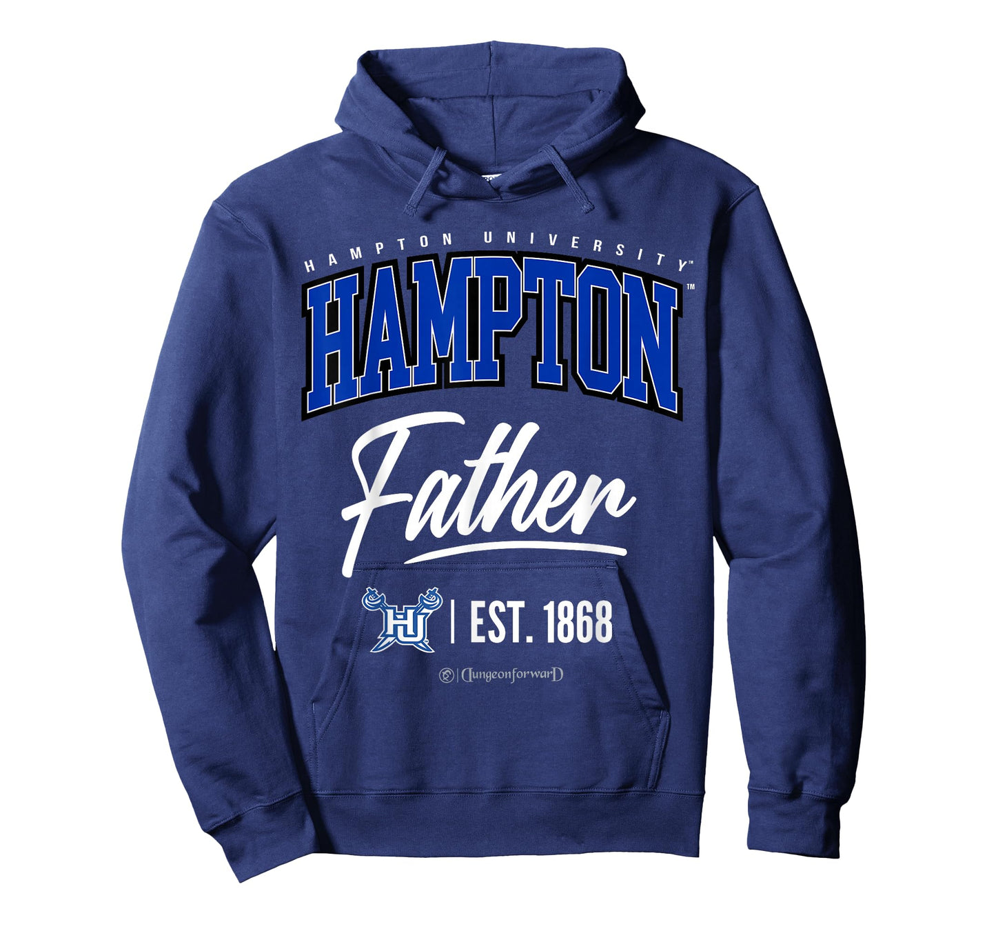 Hampton University - HU HBCU Father T-Shirt