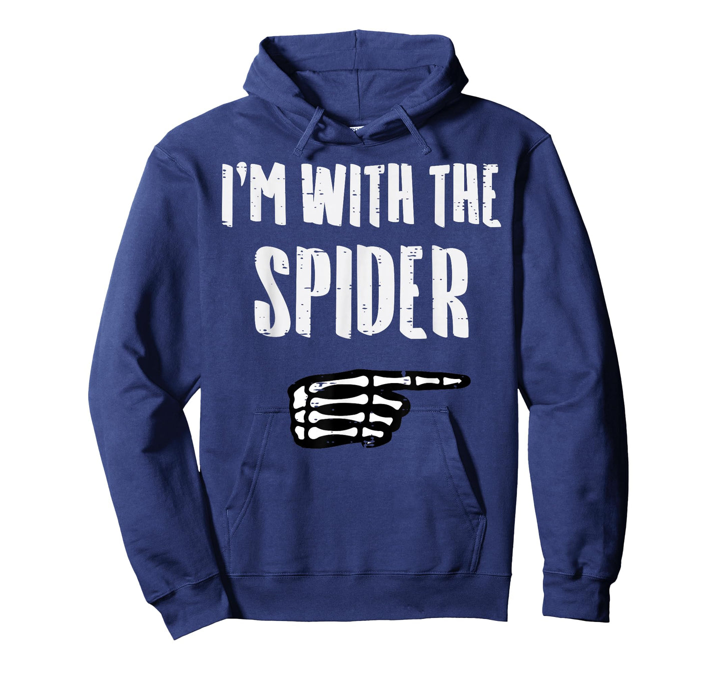 Halloween Im with Spider Funny Match Costume Men Women Kids T-Shirt