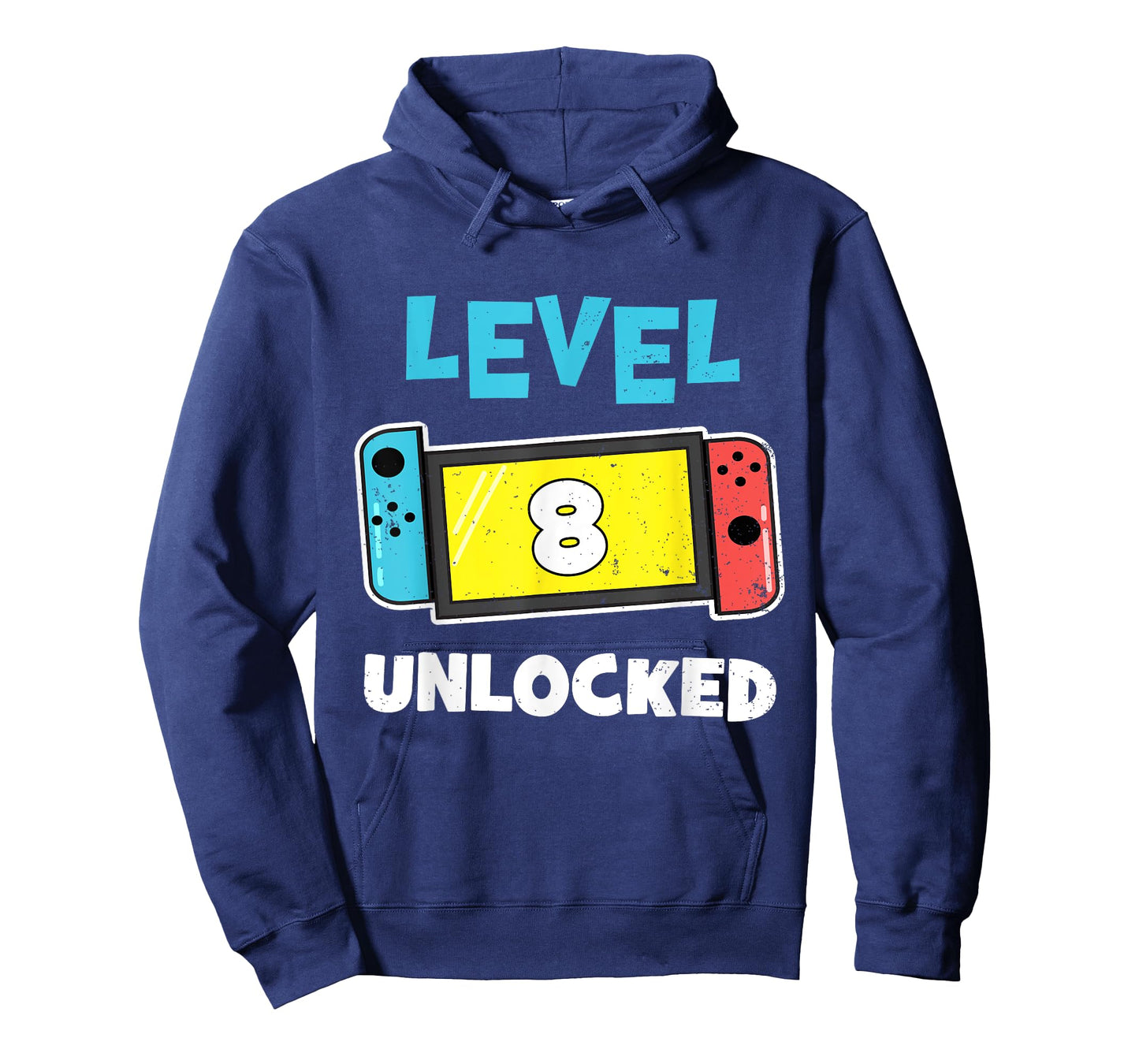 Level 8 unlocked Gamer 8th Birthday Video Game lovers T-Shirt