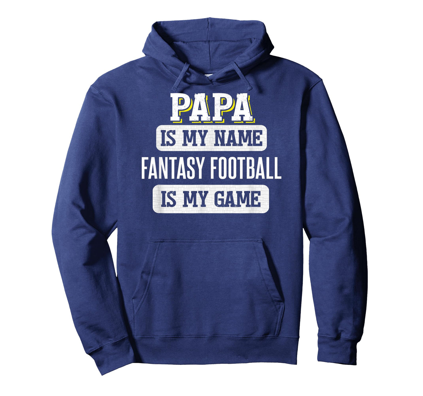 Funny Fantasy Football Gift for Papa Fathers Day Design T-Shirt