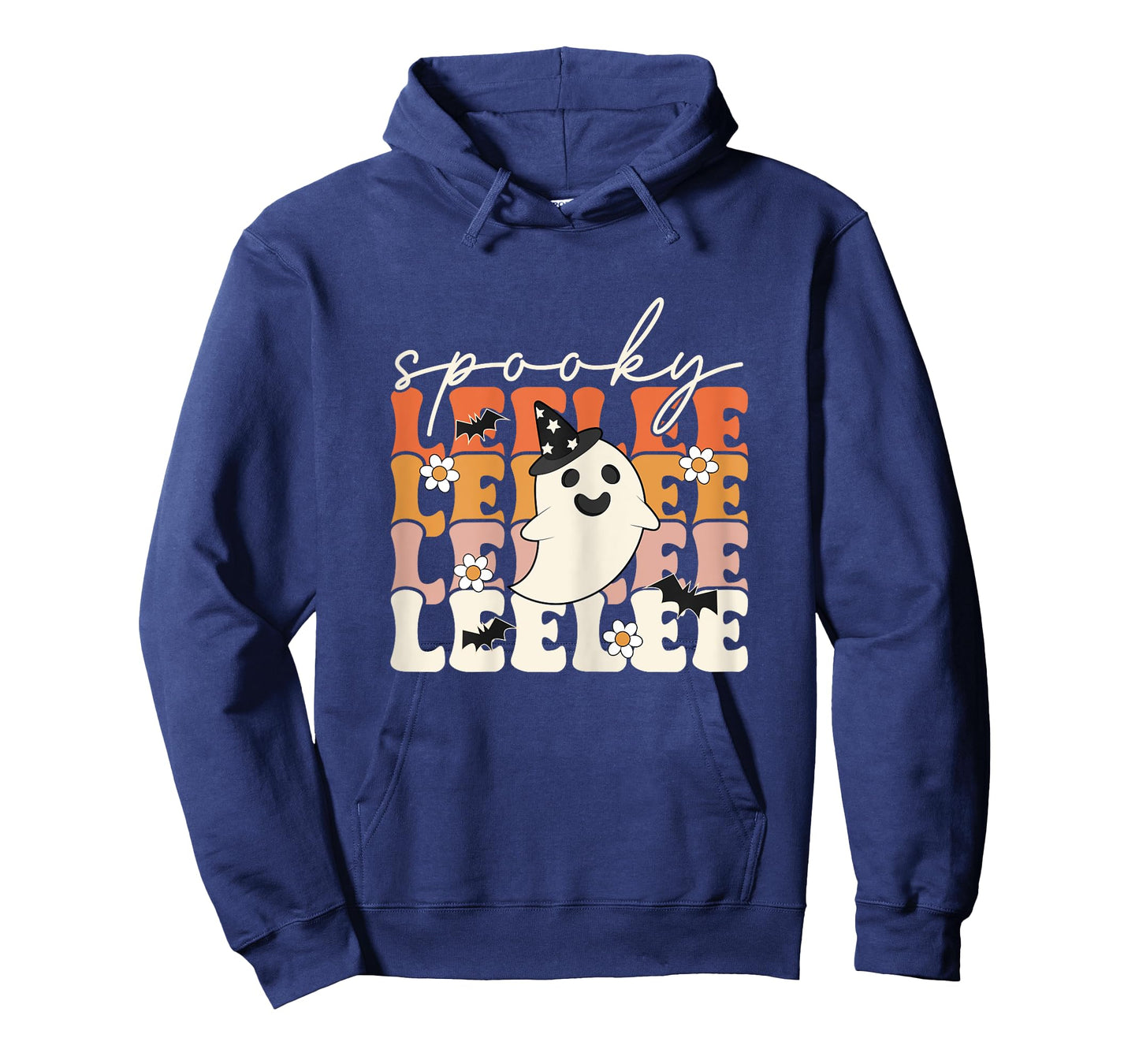 Spooky Leelee Funny Mom Halloween Ghost Witch Bat T-Shirt