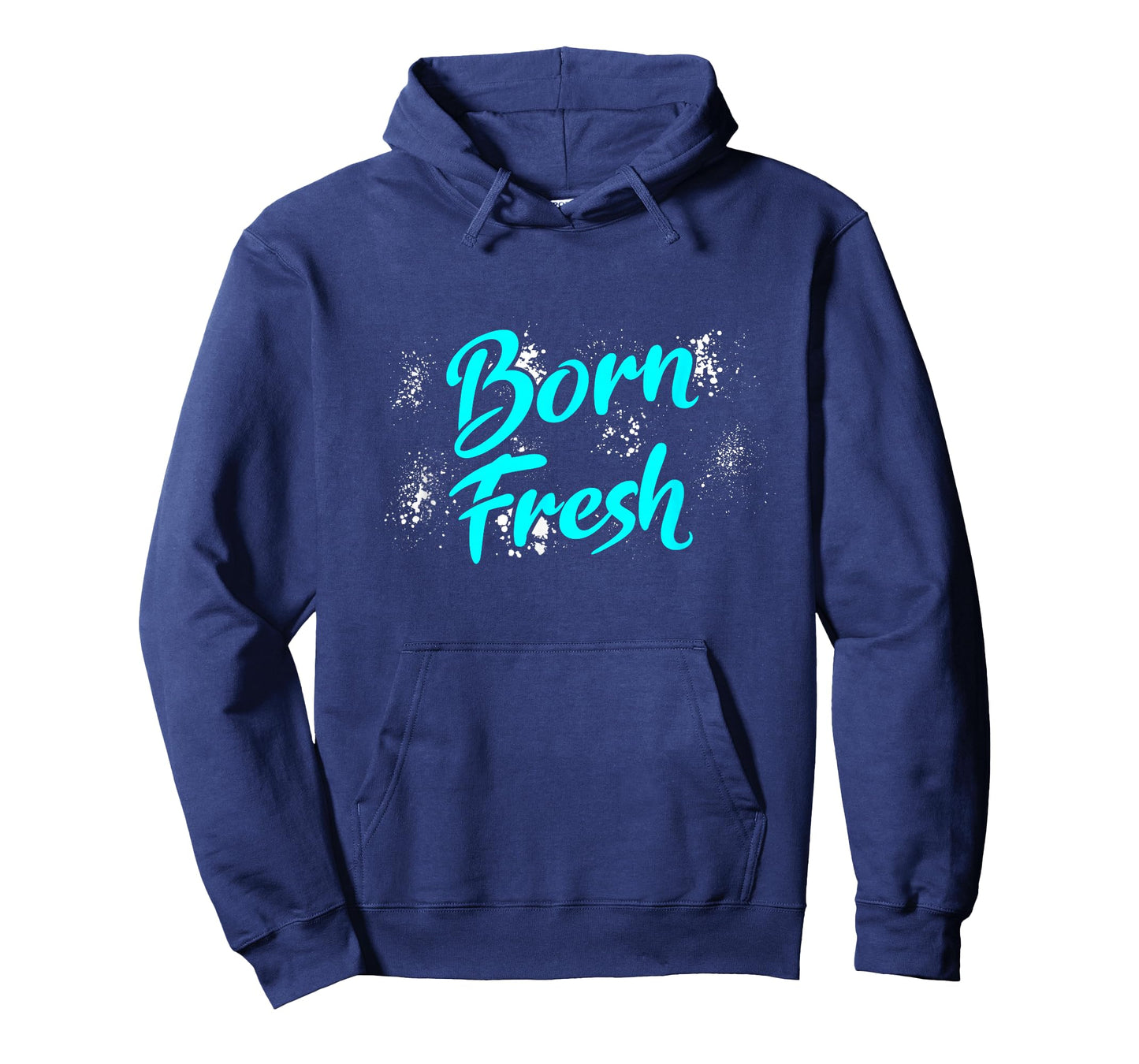 Turquoise Born Fresh Turquoise Color Graphic T-Shirt