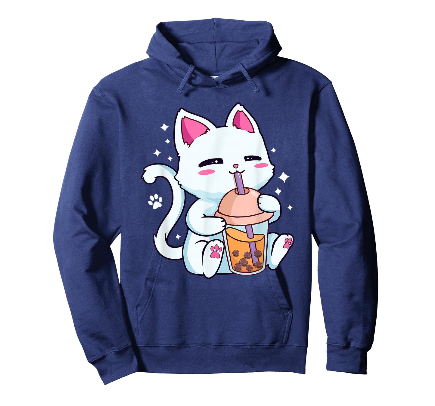 Cat Boba Bubble Tea Women Girls Kawaii Anime Neko T-Shirt