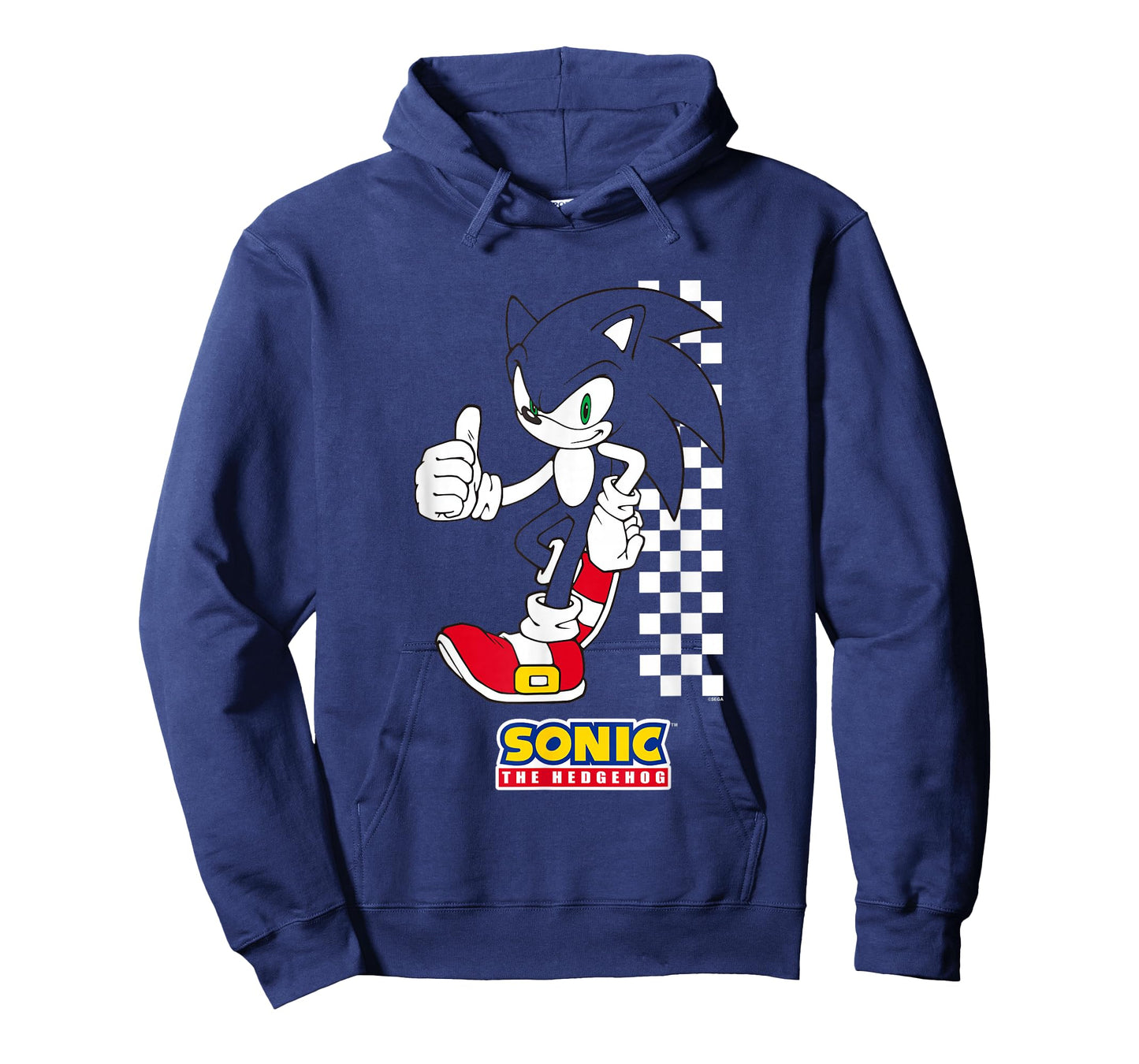Sonic The Hedgehog Thumbs Up Leaning On Wall T-Shirt