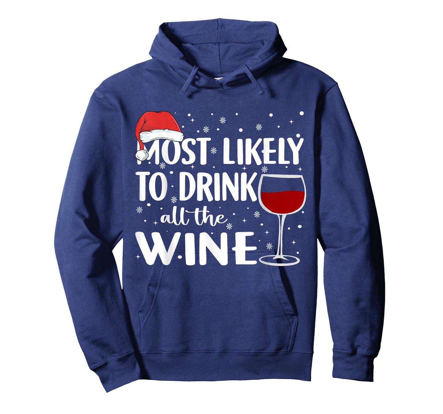 Most Likely To Drink All The Wine Family Matching Christmas T-Shirt