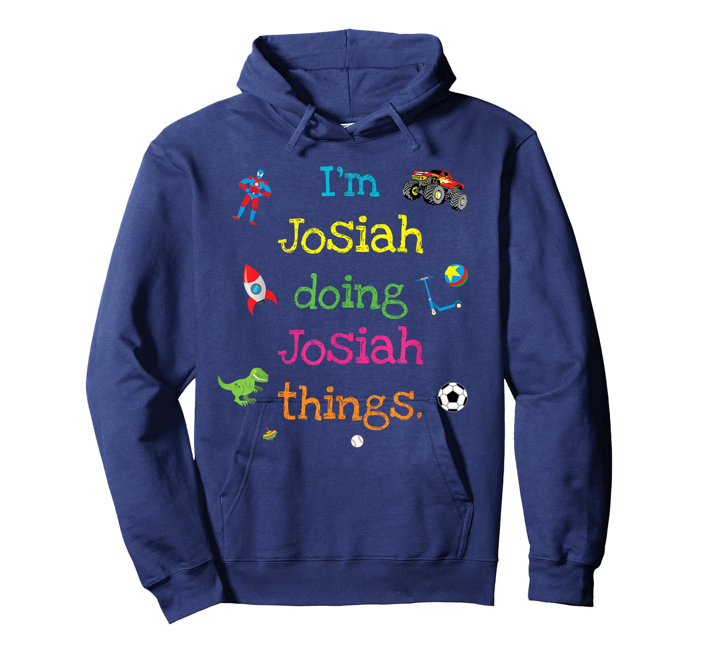Josiah Cute Kid's Cartoon Gift For Boys Personalized T-Shirt