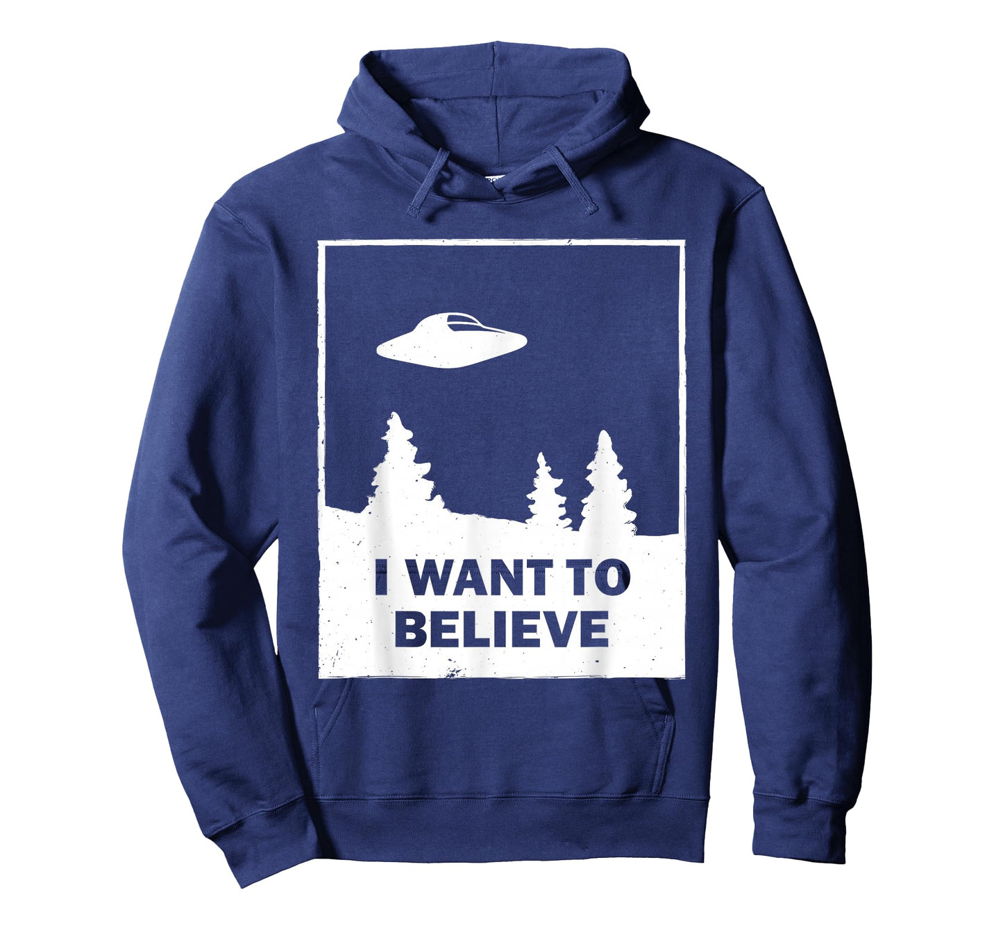 Vintage White I Want To Believe UFO T-Shirt T-Shirt