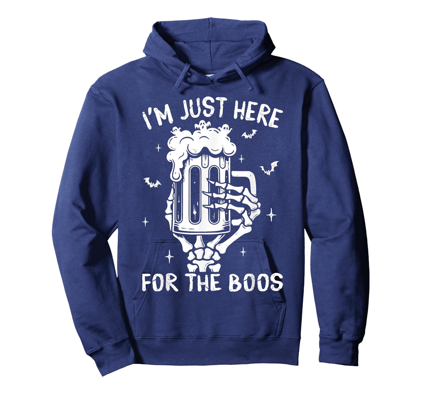 I'm Just Here For The Boos Skeleton Funny Halloween Costume T-Shirt
