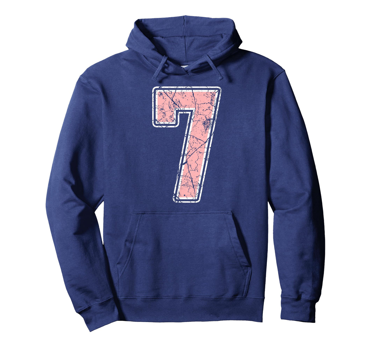 Pink and White Number 7 Jersey Player Uniform #7 Fan T-Shirt