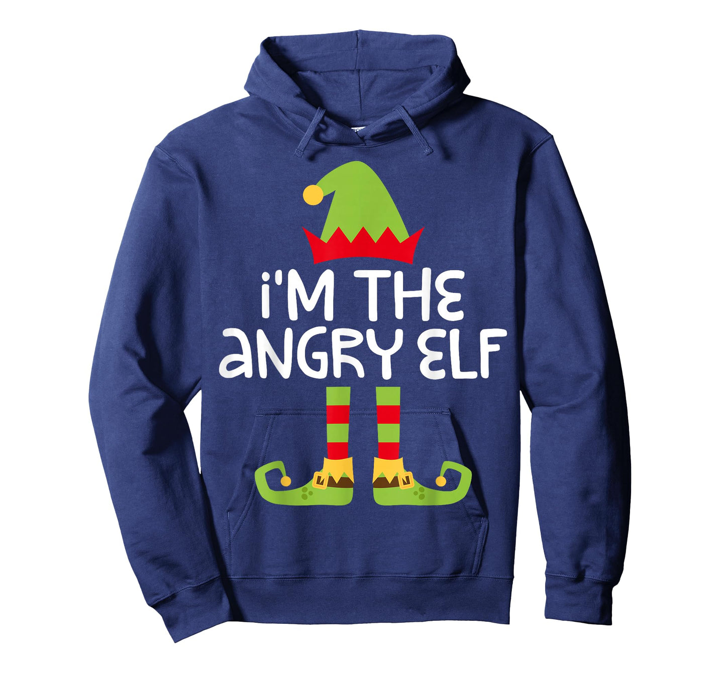 I'm The Angry Elf Shirt Adult Kids Matching Christmas Elf T-Shirt