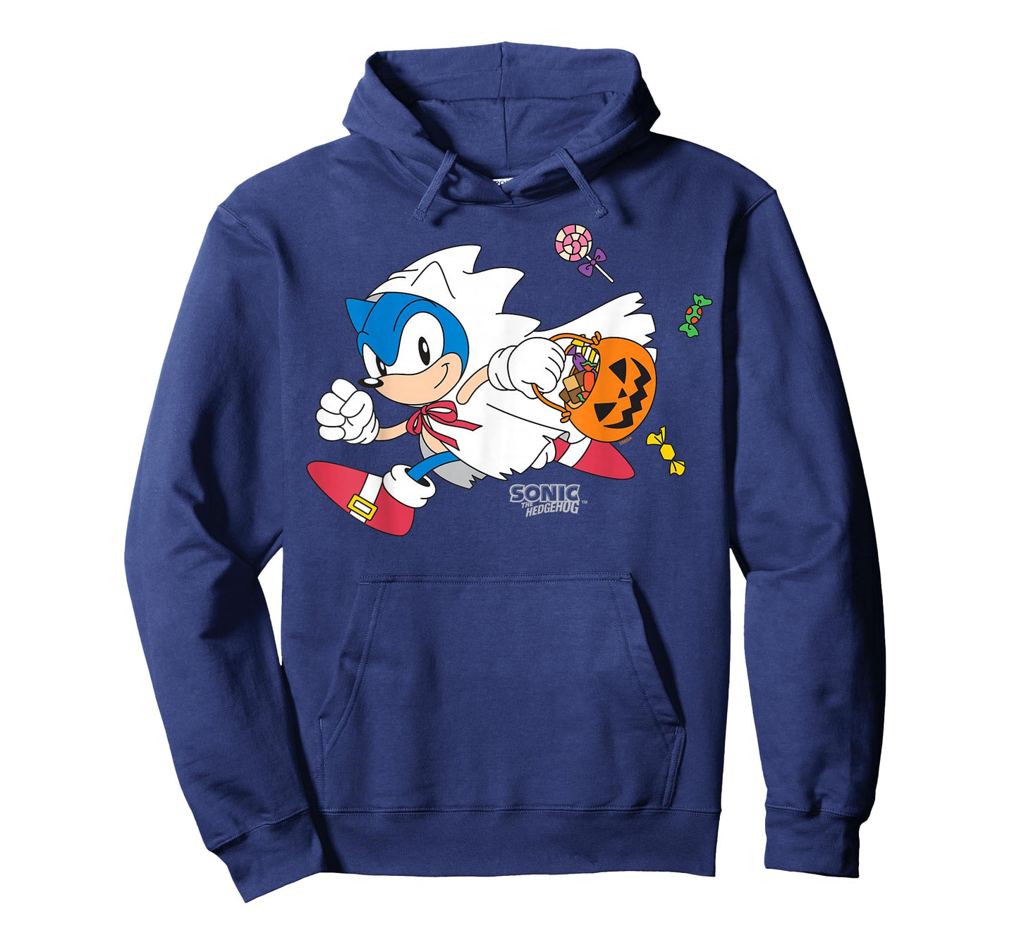 Sonic The Hedgehog Halloween Trick Or Treat Ghost Disguise T-Shirt