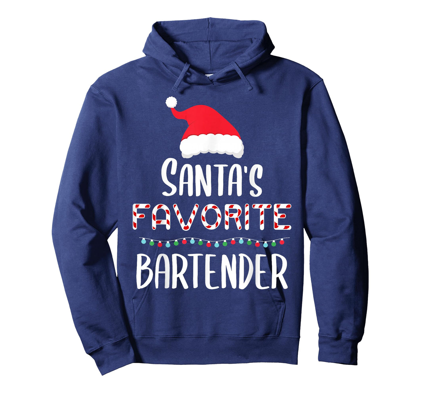 Santas Favorite Bartender Pajamas - Xmas Bartender Costume T-Shirt