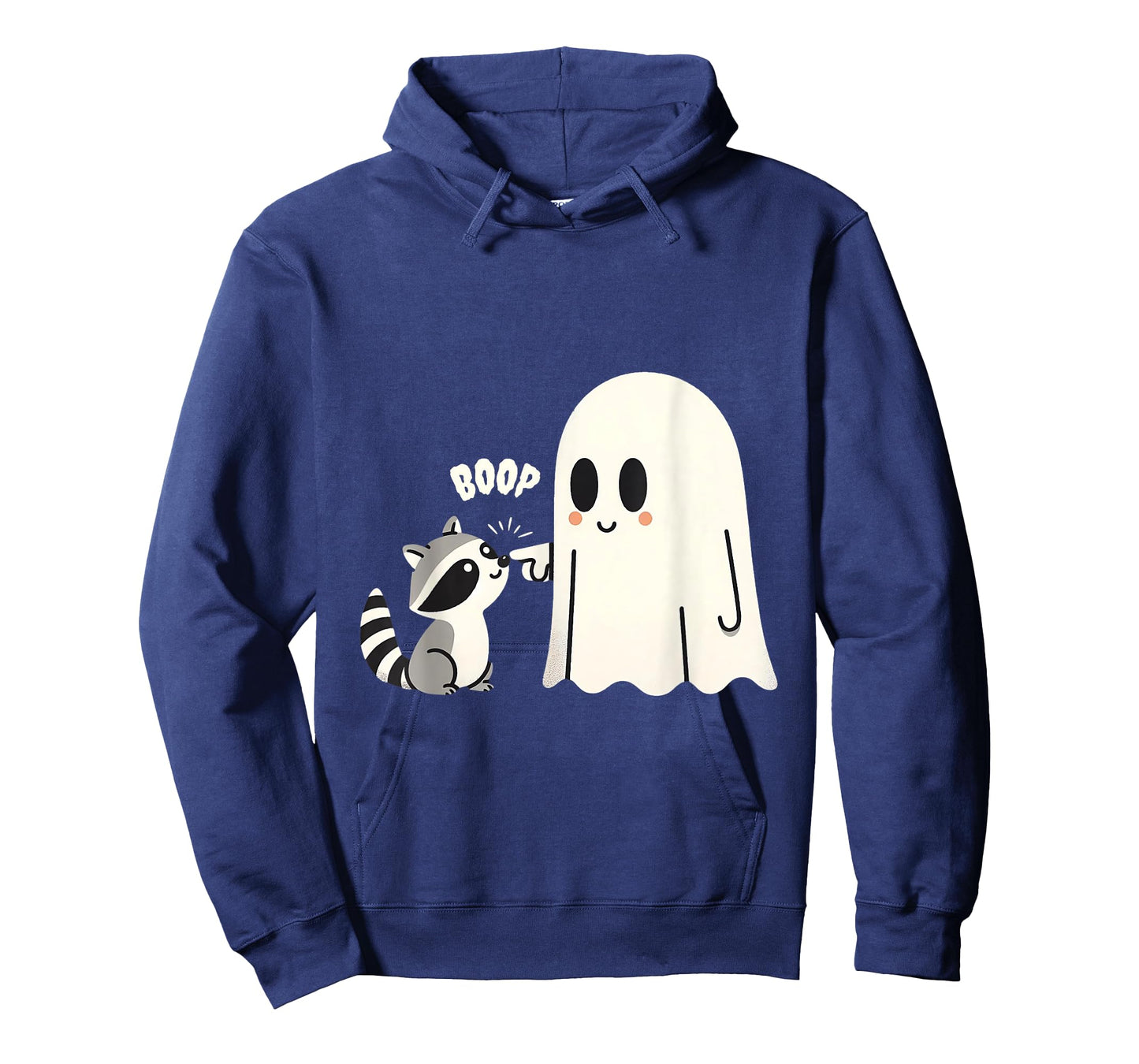 Raccoon Vintage Ghost Boop Men Women Funny Halloween Racoon T-Shirt